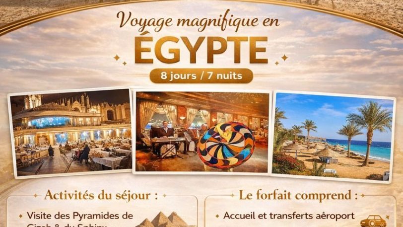 🔥Le Caire + Sharm El Sheikh: le combo parfait pour vos vacances ! Avril & Mai 2026 ✨