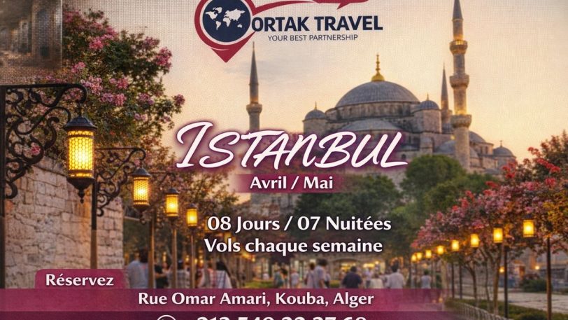 ISTANBUL vous attend !  Vols chaque semaine