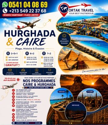 Pack le CAIRE & HURGHADA ( juillet / aout)
