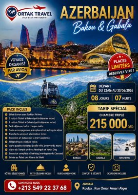 Voyage Organisée Azerbaijan