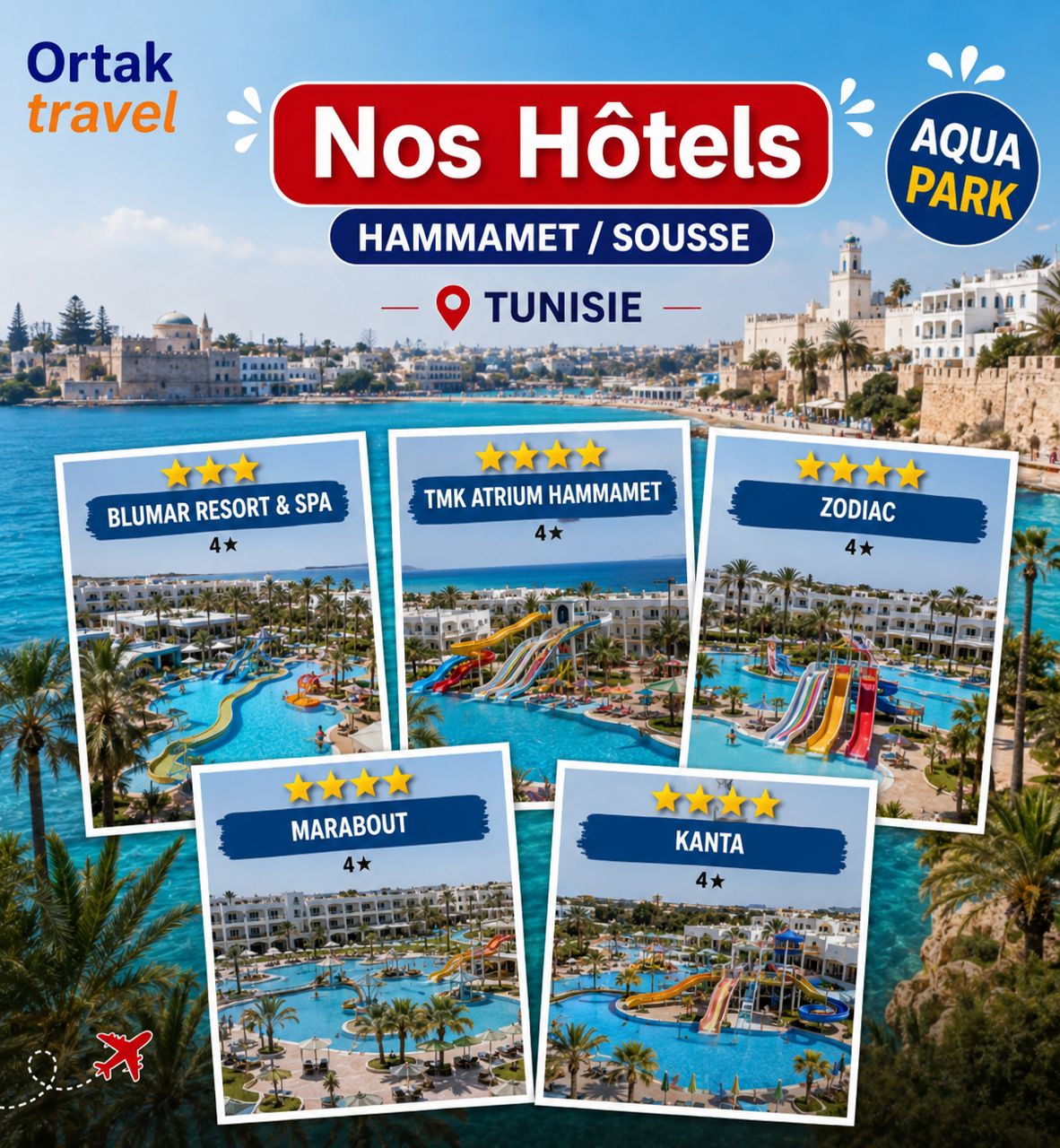 🌴🇹🇳 Tunisie Été 2026 avec Ortak Travel 🇹🇳🌴voyage organisé – Image 2